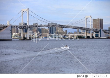 東京湾とレインボーブリッジ 東京湾とレインボーブリッジ 97372003