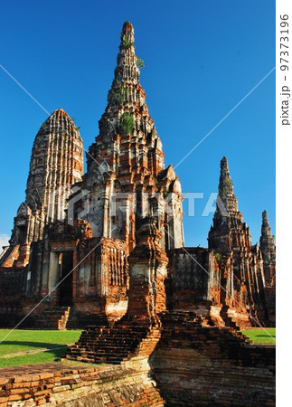 タイの世界遺産 アユタヤ遺跡群 タイの世界遺産 アユタヤ遺跡群 97373196