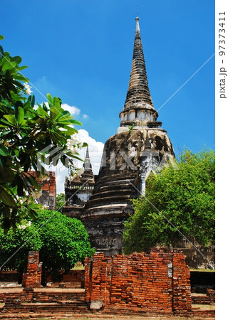 アユタヤ歴史公園 ワット・プラ・シーサンペット 97373411