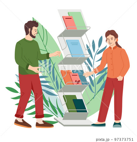 Exhibition Newspaper Rack Composition 97373751