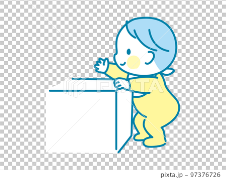 寶寶玩得好的插圖素材 97376726