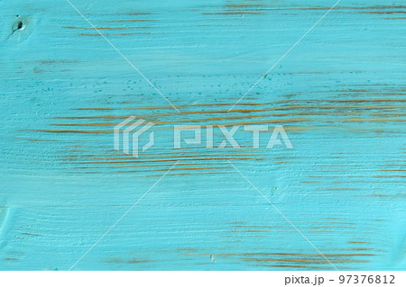 Old grunge wood plank texture background. Vintage blue wooden board. Space for work 97376812