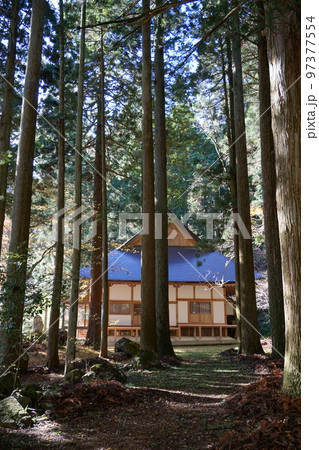 岡山県勝田郡奈義町にある浄土宗の寺「菩提寺」(全国銘木百選にも選ばれた大イチョウで有名) 岡山県勝田郡奈義町にある浄土宗の寺「菩提寺」(全国銘木百選にも選ばれた大イチョウで有名) 97377554