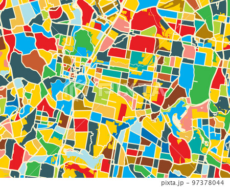 Happy city map Happy city map 97378044
