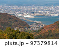 岡山県児島湖の秋の風景イメージ 97379814
