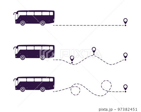 Bus with line start point set. Bus with line start point set. 97382451