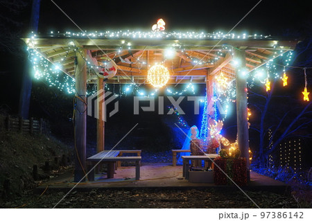 妙義山 天空のイルミネーション 妙義山 天空のイルミネーション 97386142