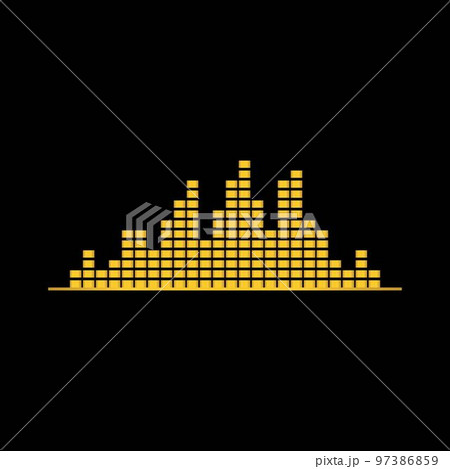 sound wave logo. 97386859