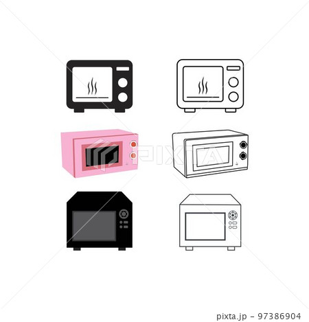 Microwave icon 97386904
