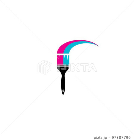 paint brush icon 97387796