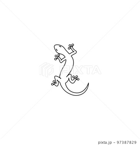 house lizard icon 97387829