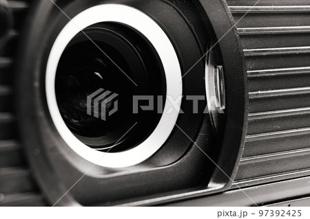 lens of Black Universal Projector for Home and Office.  97392425