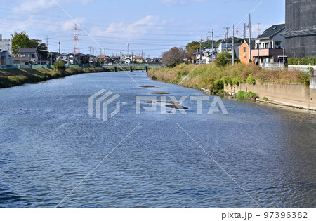 大落古利根川　埼玉県南埼玉郡宮代町側より 97396382