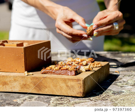 ingredient for energy bars ingredient for energy bars 97397360