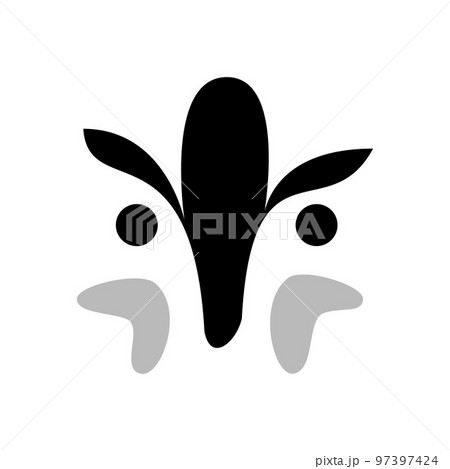 Vector badger in flat style 97397424