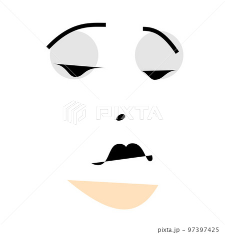 Vector haughty girl in unmatched style Vector haughty girl in unmatched style 97397425