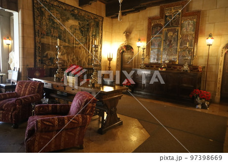 Hearst Castle in San Simeon California. 97398669