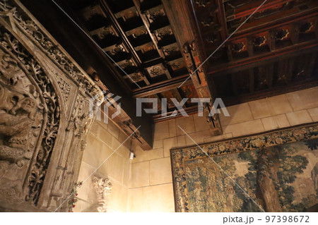 Hearst Castle in San Simeon California. 97398672