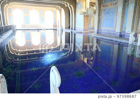 Hearst Castle in San Simeon California. 97398687