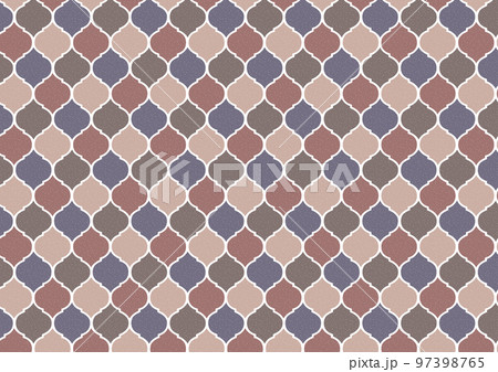 モロッコタイル シームレスパターン モロッコタイル シームレスパターン 97398765