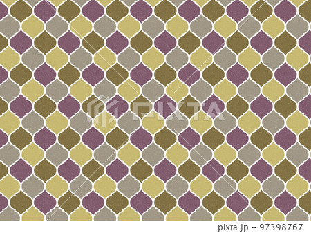 モロッコタイル シームレスパターン モロッコタイル シームレスパターン 97398767