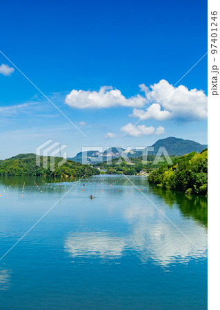美しい府中湖 府中湖大橋 美しい府中湖 府中湖大橋 97401246