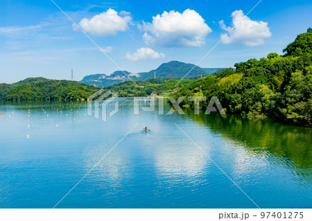 美しい府中湖　府中湖大橋 97401275
