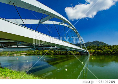 美しい府中湖　府中湖大橋 97401289