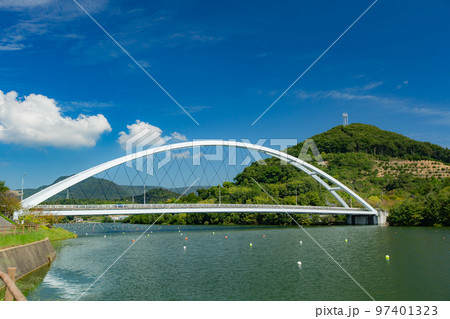 美しい府中湖 府中湖大橋 美しい府中湖 府中湖大橋 97401323