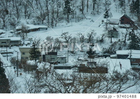 群馬県　上越線　湯檜曽ループ線からの車窓 97401488