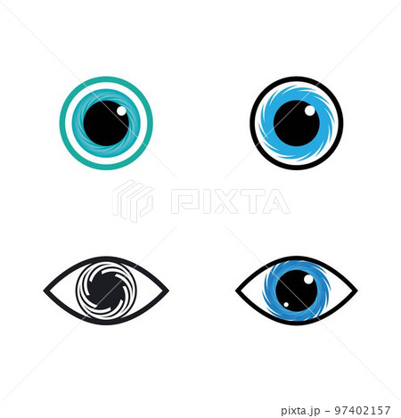 Eye symbol vector illustration design 97402157