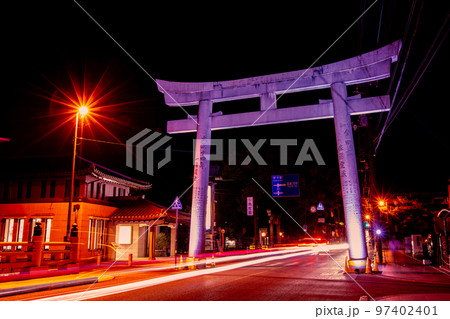 こんぴら秋夜市　幻想的な姿 97402401