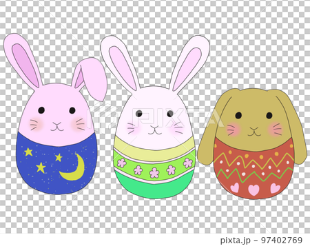 蛋形兔子套裝 97402769