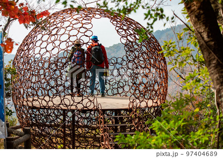 小豆島　寒霞渓の紅葉 97404689