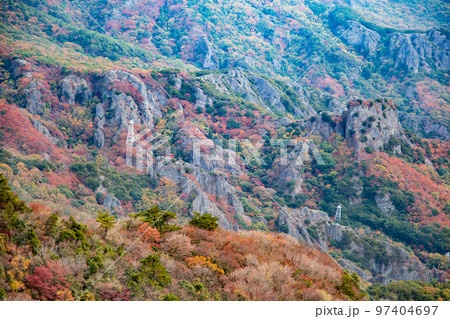 小豆島　寒霞渓の紅葉 97404697