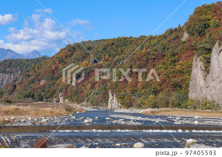 釜無川（山梨県韮崎市） 97405593