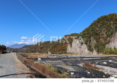 釜無川（山梨県韮崎市） 97405596