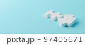Jigsaw puzzle connecting together 97405671