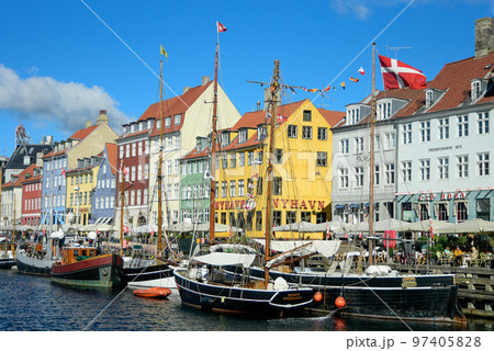 デンマークの首都コペンハーゲンの美しい風景 97405828