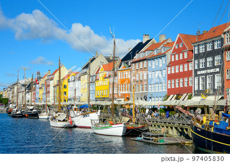 デンマークの首都コペンハーゲンの美しい風景 97405830