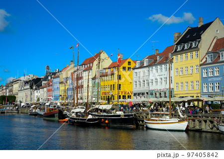 デンマークの首都コペンハーゲンの美しい風景 97405842