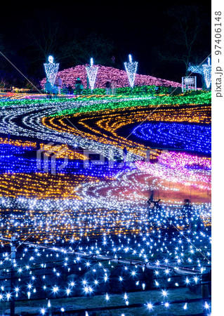 国営讃岐まんのう公園のイルミネーション 97406148