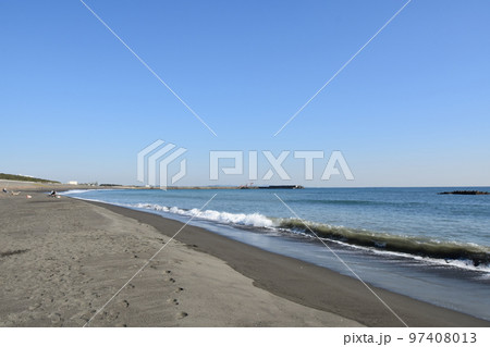 秋の湘南ひらつかビーチパーク　投げ釣り 97408013