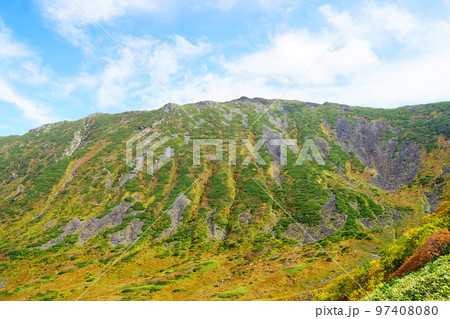 北海道 北カールと幌尻岳 北海道 北カールと幌尻岳 97408080