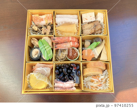 新年のおせち料理 写真素材 新年のおせち料理 写真素材 97410255