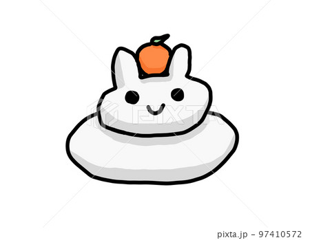 うさぎの鏡餅 うさぎの鏡餅 97410572