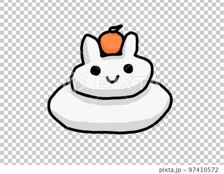 うさぎの鏡餅 うさぎの鏡餅 97410572