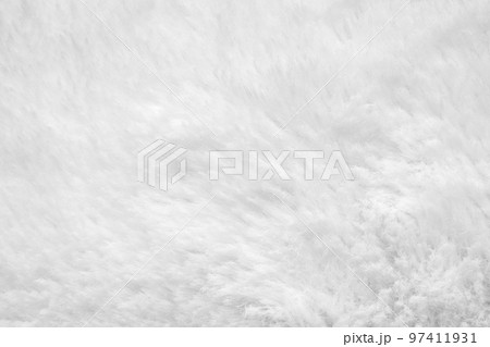 White fluffy fur fabric wool texture background White fluffy fur fabric wool texture background 97411931