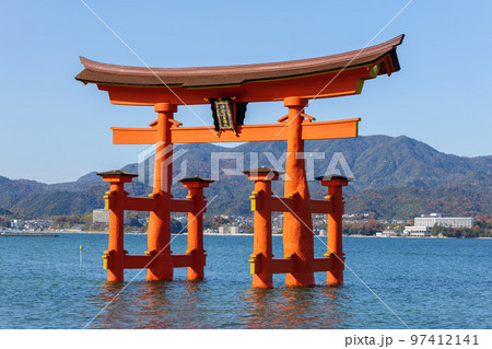 宮島の大鳥居 宮島の大鳥居 97412141