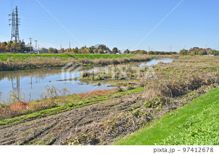 中川　一級河川　　埼玉県幸手市 97412678